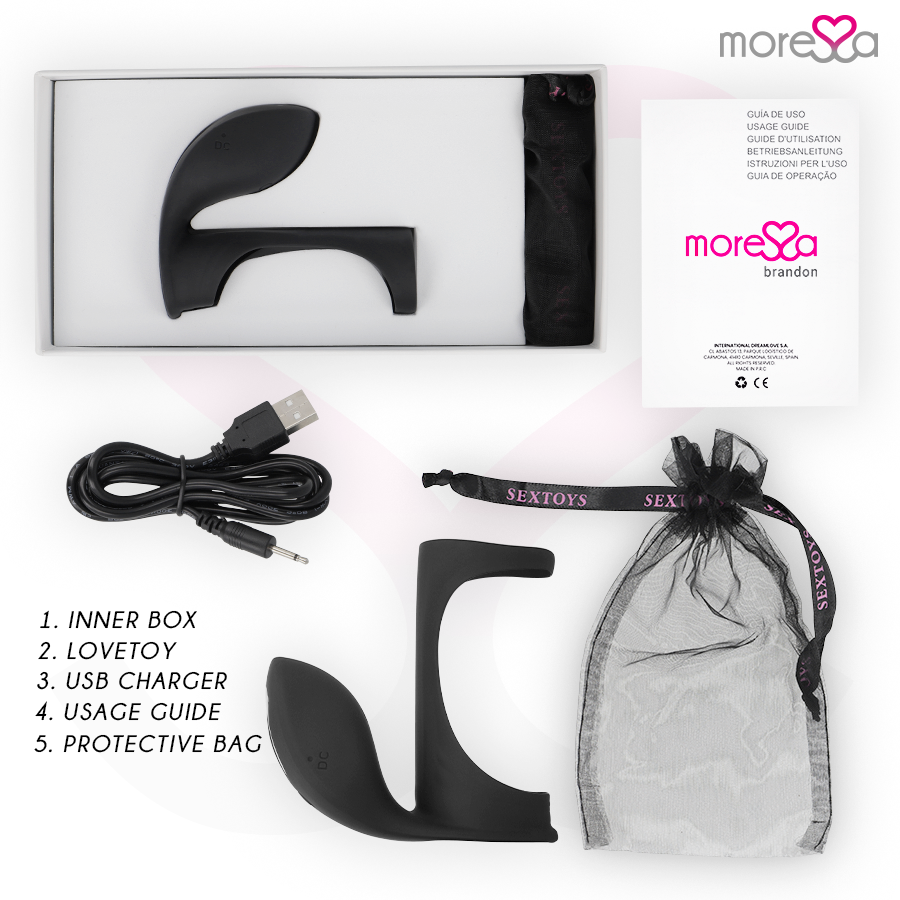 MORESSA - BRANDON VIBRATORRING MET COVER