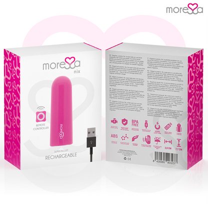 MORESSA - NIX VIBRATOR AFSTANDSBEDIENING ROZE