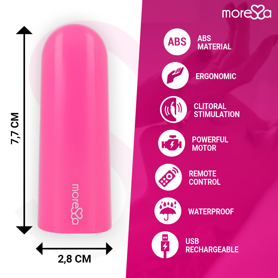 MORESSA - NIX VIBRATOR AFSTANDSBEDIENING ROZE