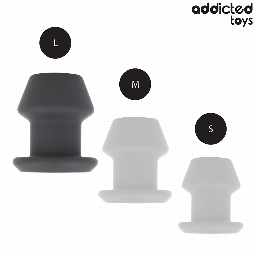 ADDICTED TOYS - EXTREME HOLLE ANALE PLUG VAN SILICONEN MAAT L 10.4 CM
