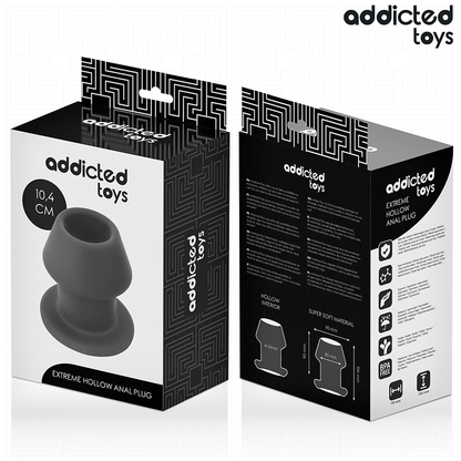 ADDICTED TOYS - EXTREME HOLLE ANALE PLUG VAN SILICONEN MAAT L 10.4 CM