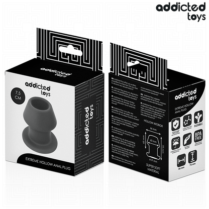 ADDICTED TOYS - EXTREME HOLLE ANALE PLUG VAN SILICONEN MAAT S 7.5 CM