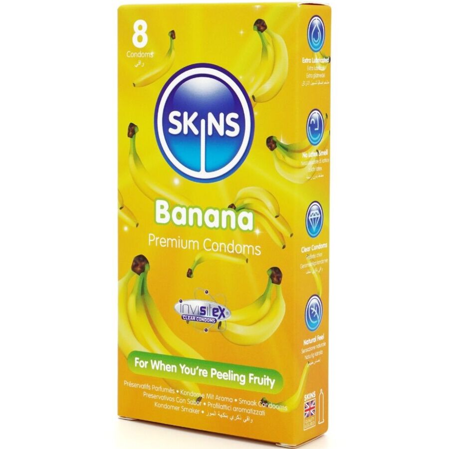 SKINS - BANANA premiumcondooms pak 8