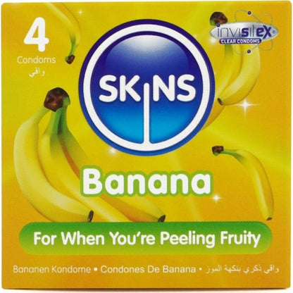 SKINS - BANANA premiumcondooms pak 4