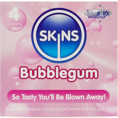 SKINS - BUBBLEGUM premiumcondooms pak 4
