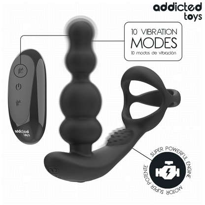 ADDICTED TOYS - roterende prostaatmasseerder met afstandsbediening