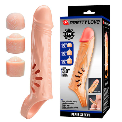 PRETTY LOVE - PENISMOUW MET VERLENGSTUKKEN