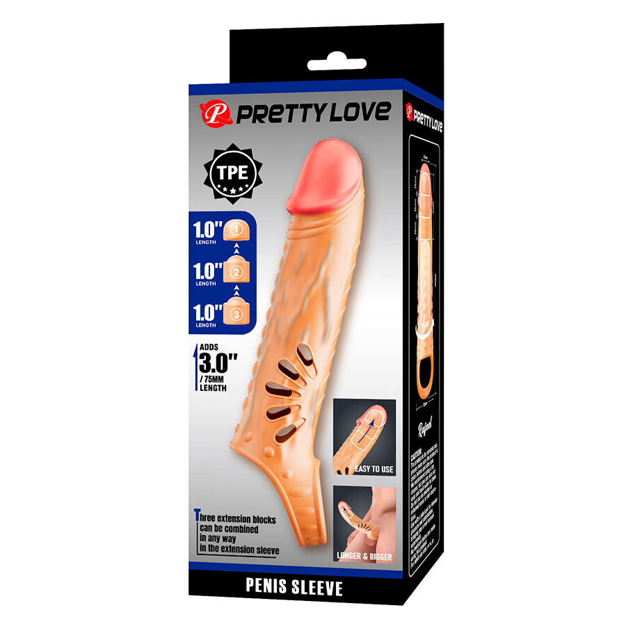 PRETTY LOVE - PENISMOUW MET VERLENGSTUKKEN