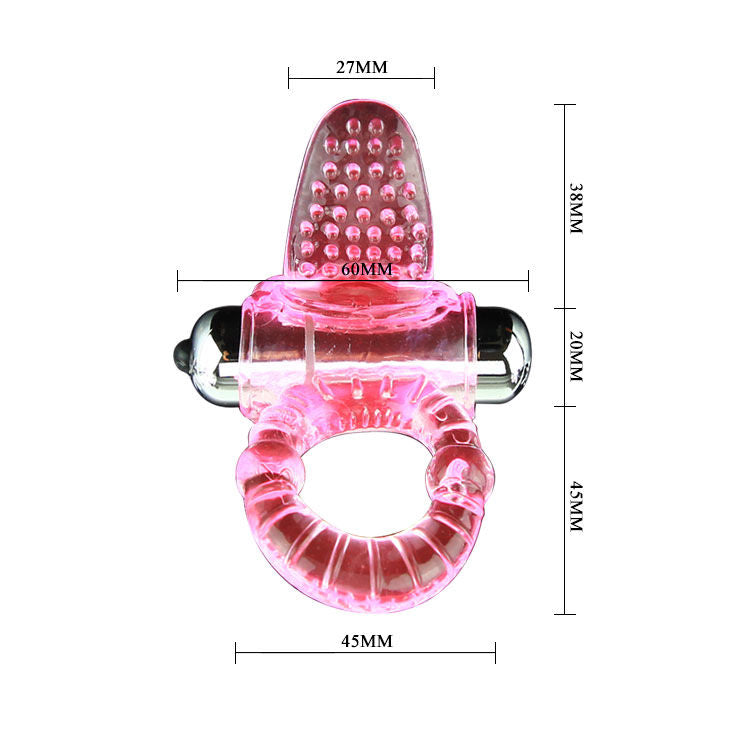BAILE - SWEET ABS 10 RITMES ROZE VIBRERENDE PENISRING