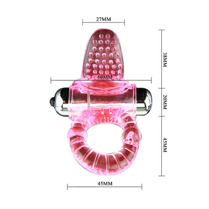 BAILE - SWEET ABS 10 RITMES ROZE VIBRERENDE PENISRING