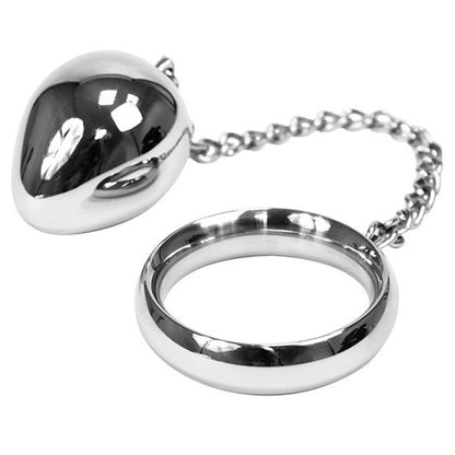 METAL HARD - penisring 50MM + ketting met metalen bal