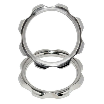 METAL HARD - metalen spanring voor penis en testikels 50MM