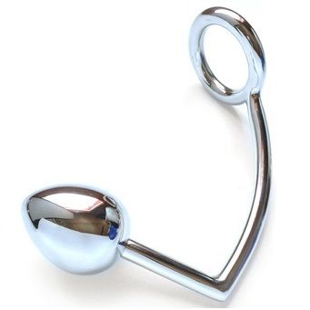 METAL HARD - ring met anale haak 45MM