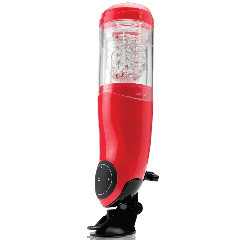 EXTREME TOYZ - PDX MEGA BATOR USB-MASTURBATOR VOOR MANNEN, MOND, ROOD