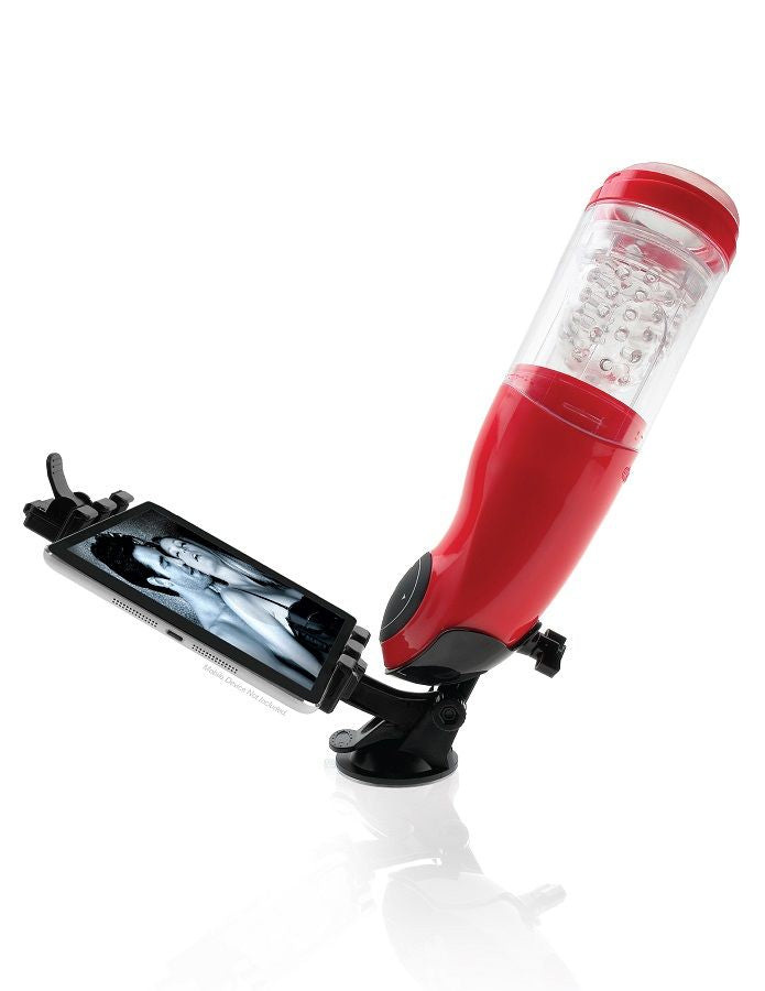 EXTREME TOYZ - PDX MEGA BATOR USB-MASTURBATOR VOOR MANNEN, MOND, ROOD