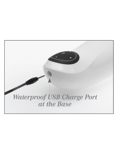 EXTREME TOYZ - PDX MEGA BATOR USB-MASTURBATOR VOOR MANNEN, MOND, ROOD