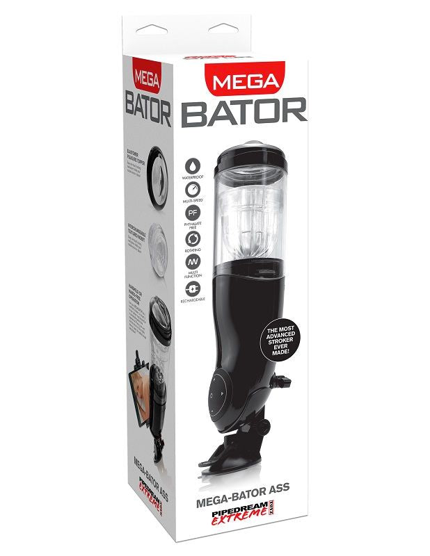 EXTREME TOYZ - PDX MEGA BATOR USB-MASTURBATOR VOOR MANNEN, ANO, ZWART