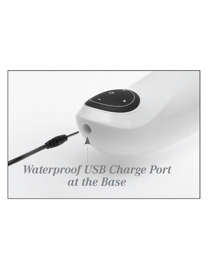EXTREME TOYZ - PDX MEGA BATOR USB-MASTURBATOR VOOR MANNEN, ANO, ZWART