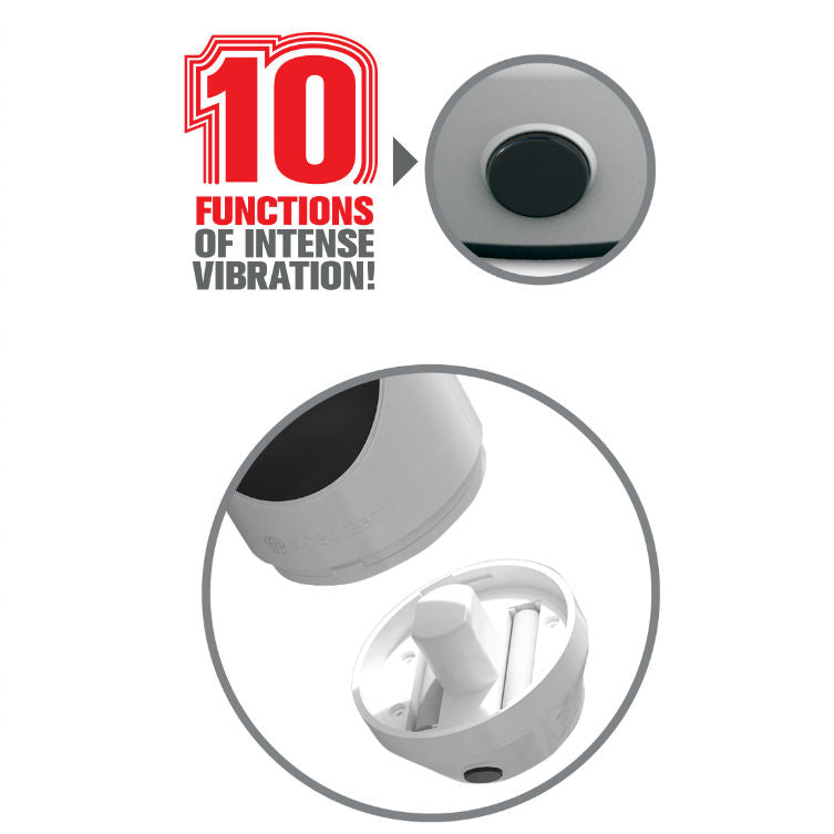 EXTREME TOYZ - PIPEDREAM MEGA GRIP-VAGINAMASTURBATOR MET VIBRATOR