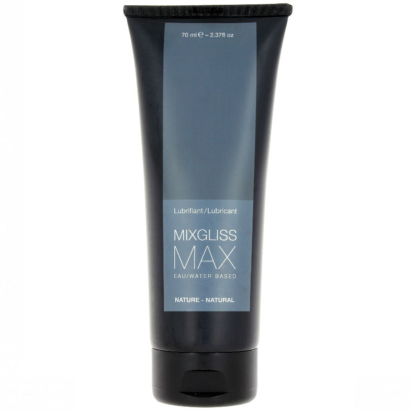MIXGLISS - MAX NATUURLIJK GLIJMIDDEL OP WATERBASIS VOOR ANAAL GEBRUIK 70 ML