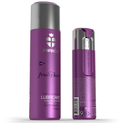 SWEDE - FRUITY LOVE GLIJMIDDEL FRAMBOOS-RABARBER 100 ML