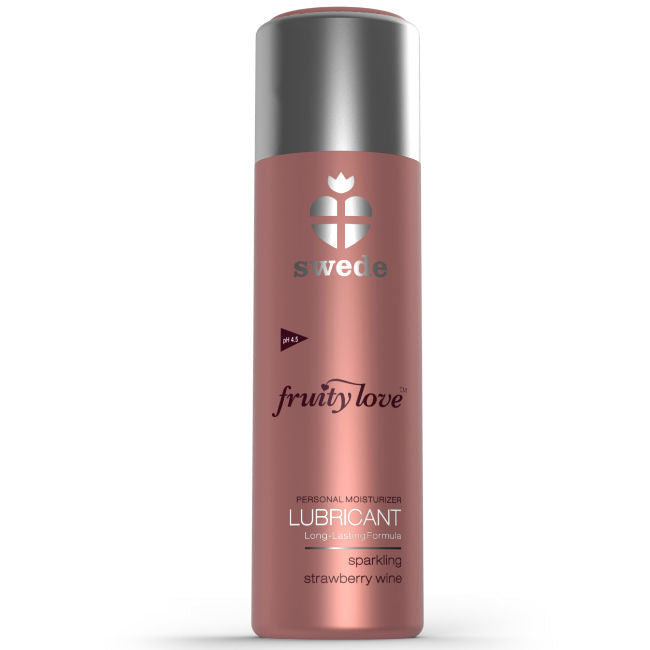 SWEDE - FRUITY LOVE GLIJMIDDEL SPRANKELENDE AARDBEIENWIJN 100 ML
