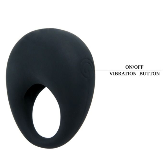 PRETTY LOVE - TRAP VIBRATORRING ZWART
