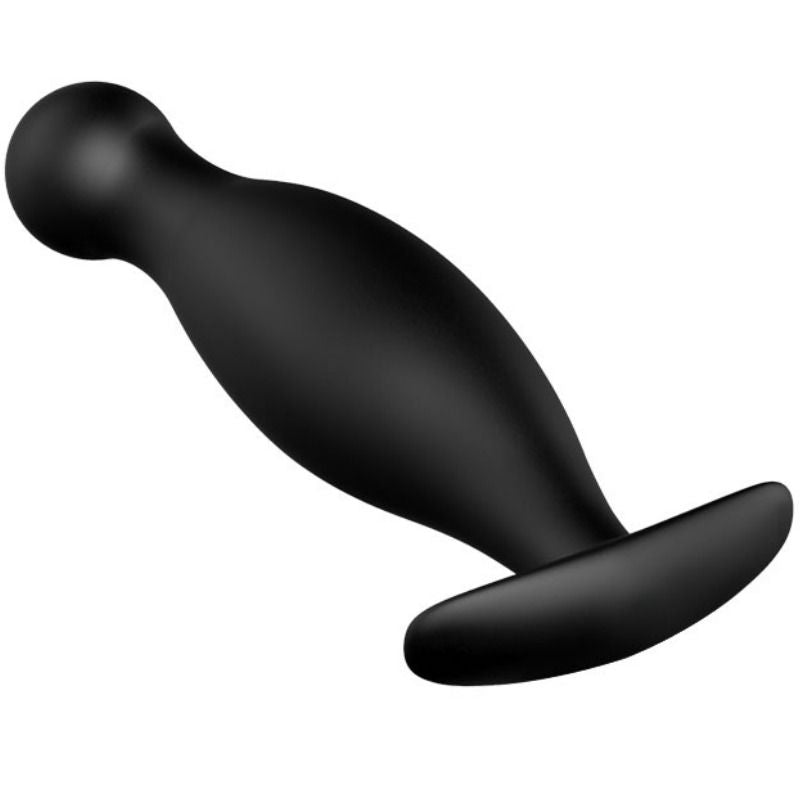 PRETTY LOVE - ANALE PLUG VAN SILICONEN 11.7 CM ZWART