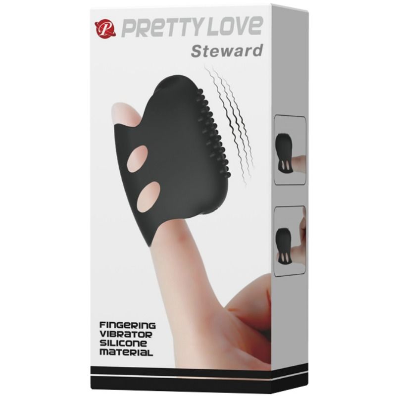 PRETTY LOVE - FLIRTATION STEWARD ZWARTE TRILLING VINGERHOED