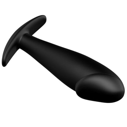 PRETTY LOVE - SILICONEN ANALE PLUG IN PENISVORM MET 12 TRILMODI ZWART