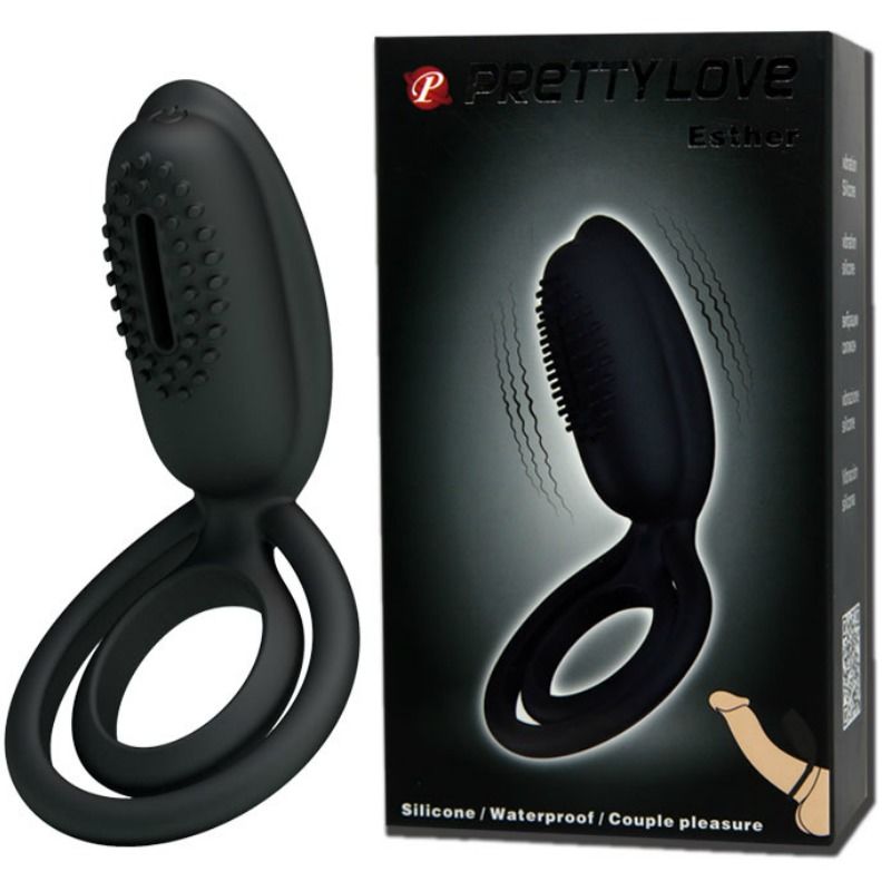 PRETTY LOVE - ESTHER TRILLENDE RING MET STIMULATOR
