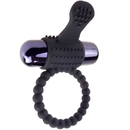 FANTASY C-RINGZ - ZWARTE SILICONEN VIBRERENDE RING
