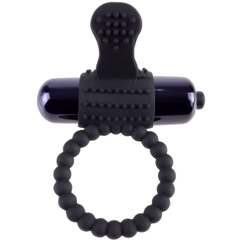 FANTASY C-RINGZ - ZWARTE SILICONEN VIBRERENDE RING