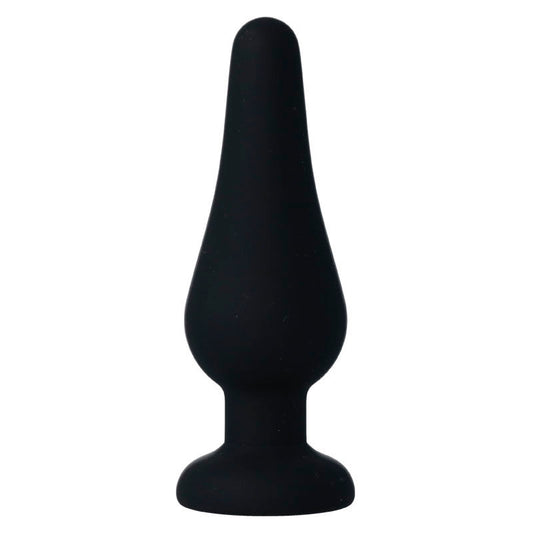 INTENSE - ANALE PLUG PIPO M ZWART SILICONEN 11 CM
