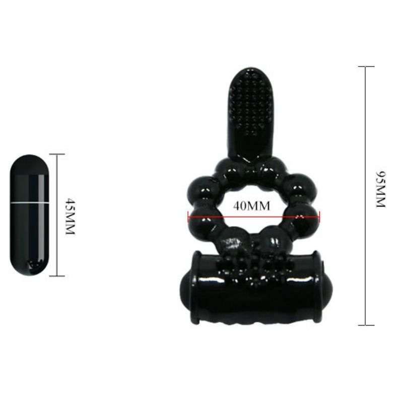 BAILE - ZOETE RING RING MET DUBBELE STIMULATOR