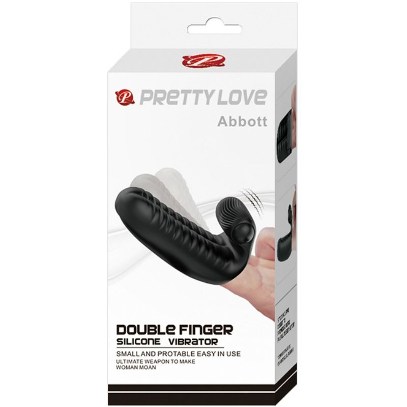 PRETTY LOVE - ABBOTT ZWARTE STIMULATOR VINGERHOED