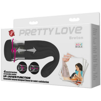 PRETTY LOVE - MULTIFUNCTIONELE MASTURBATOR VOOR MANNEN BRETON