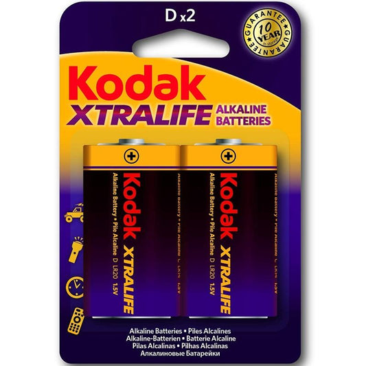 KODAK - XTRALIFE ALKALINEBATTERIJEN LR20 D LR20 1.5V