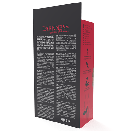 DARKNESS - NATUURLIJKE STAART MET SILICONEN ANALE PLUG 10 CM
