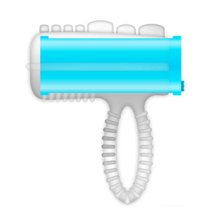CASUAL LOVE - RING TONGUE VIBREREND BLAUW