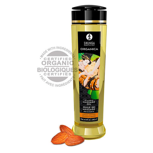 SHUNGA - BIOLOGISCHE AMANDELMASSAGEOLIE 240 ML