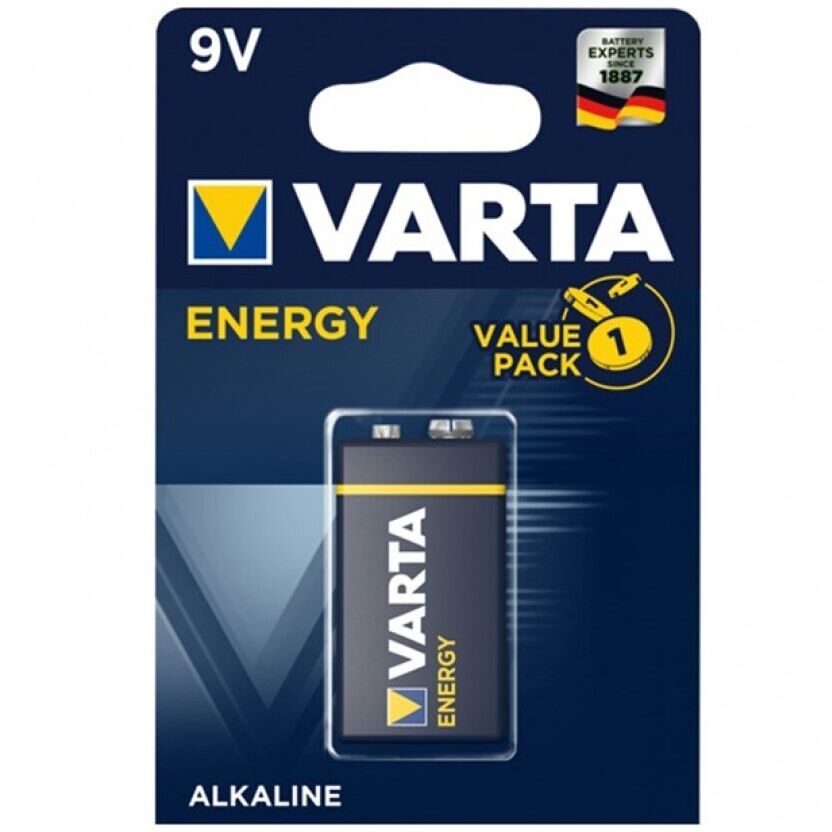 VARTA - ENERGY-BATTERIJ 9V LR61, 1 STUK