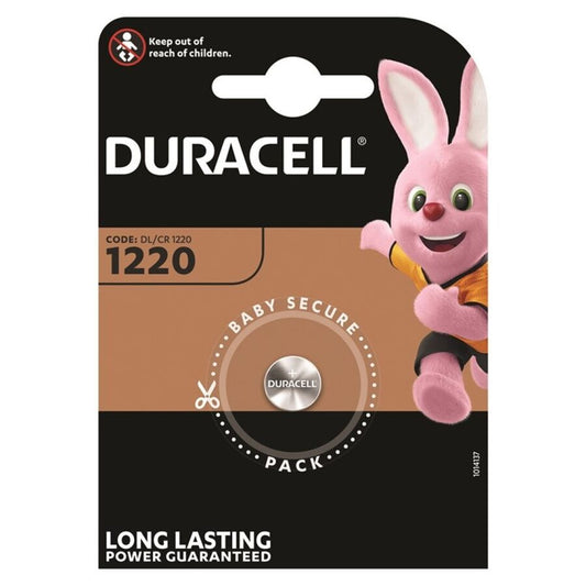 DURACELL - LITHIUM-KNOOPCEL CR1220 3V, 1 STUK