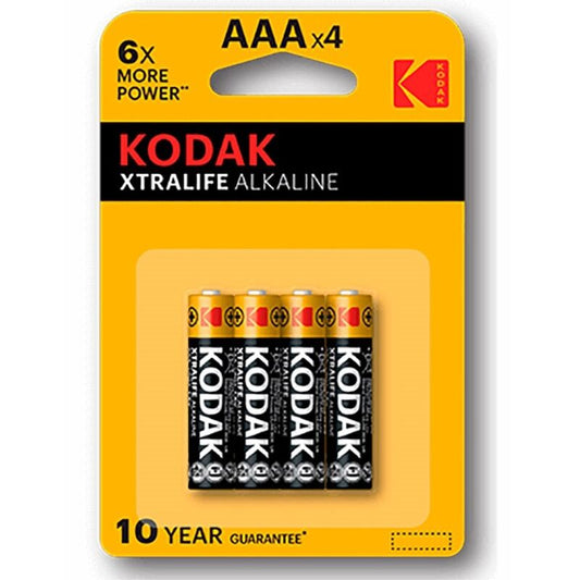 KODAK - XTRALIFE ALKALINEBATTERIJ AAA LR03 BLISTER * 4
