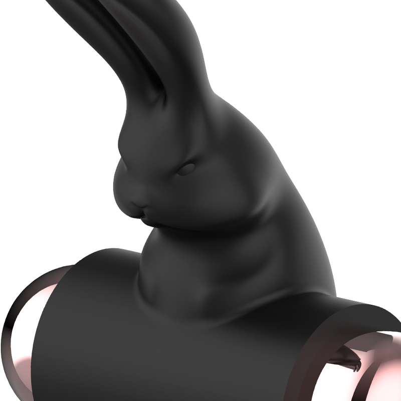 COQUETTE CHIC DESIRE - COCKRING MET VIBRATOR ZWART/GOUD