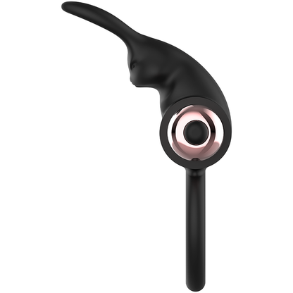 COQUETTE CHIC DESIRE - COCKRING MET VIBRATOR ZWART/GOUD