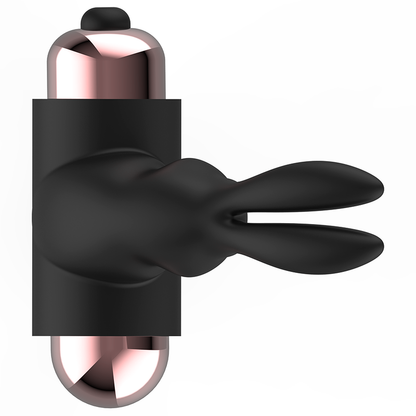 COQUETTE CHIC DESIRE - COCKRING MET VIBRATOR ZWART/GOUD