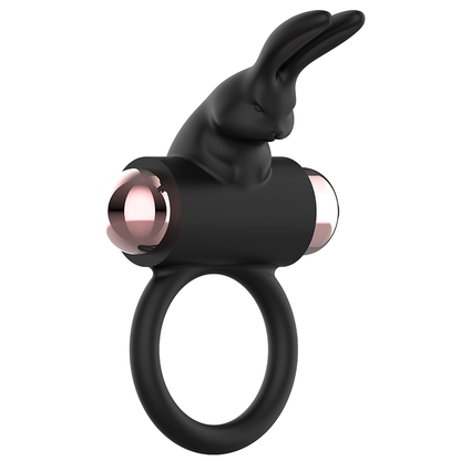 COQUETTE CHIC DESIRE - COCKRING MET VIBRATOR ZWART/GOUD