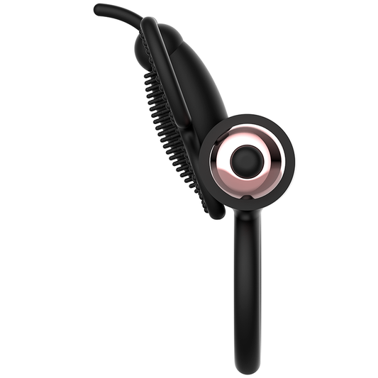 COQUETTE CHIC DESIRE - COCKRING VLINDER MET VIBRATOR ZWART/GOUD
