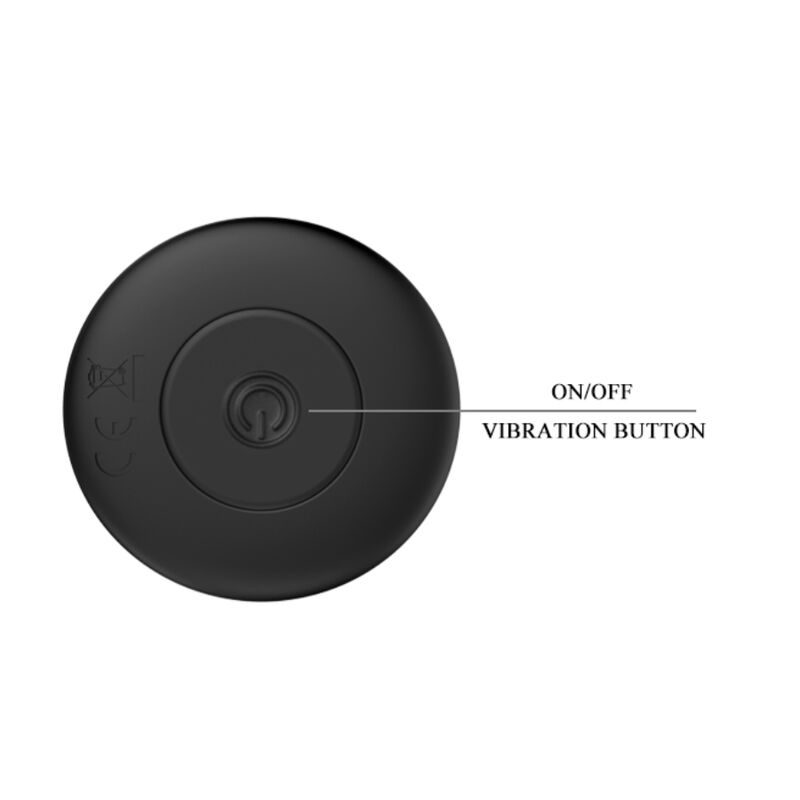 MR PLAY - OPLAADBARE ZWARTE VIBRERENDE ANALE PLUG